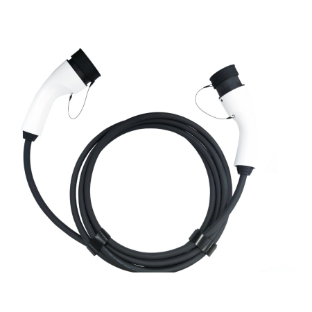 Nabíjecí kabel Elvix 4939 T2-T2 22KW 7M Bílá/černá