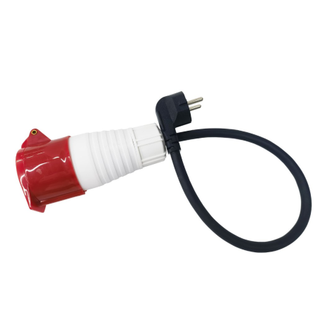 Adaptér nabíječky pro elektromobily Elvix Schuko EU plug - CEE 3P 16A
