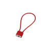 Lock with steel cable Partizan Tactical LC85 Red