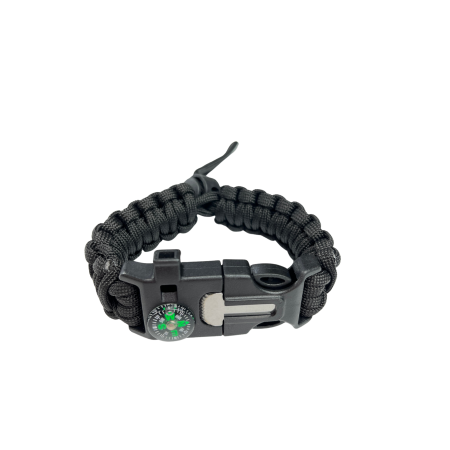 Paracord naramek Partizan Tactical cerny