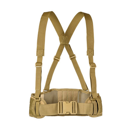 Takticky opasek MOLLE s ksandami Partizan Tactical Belt5 Straps Coyote
