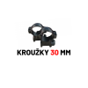 ThermVisia Ocelové montážní kroužky na Weaver 30 mm pro puškohledy Stellar, Alpex, DS35 a Ares
