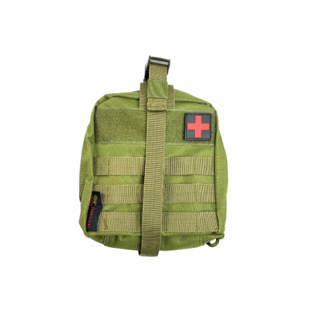 Lékárnička s odnímatelnou velkou MOLLE Partizan Tactical IFAK Bag 2L Olivová