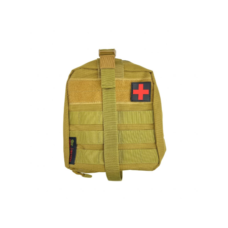 Lékárnička s odnímatelnou velkou MOLLE Partizan Tactical IFAK Bag 2L Coyote