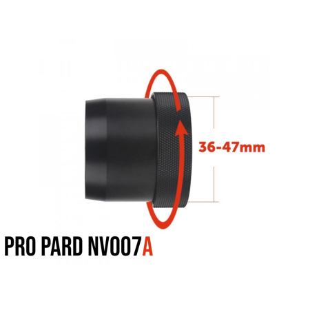 ThermVisia Univerzální objímka (adaptér) pro PARD NV007A a NV007V (od 36 do 47mm)