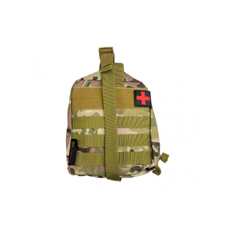 Lékárnička s odnímatelnou velkou MOLLE Partizan Tactical IFAK Bag 2L kamufláži