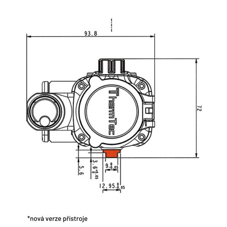 ThermVisia Ocelový adaptér na Blaser pro ThermTec Vidar Verze: Nová
