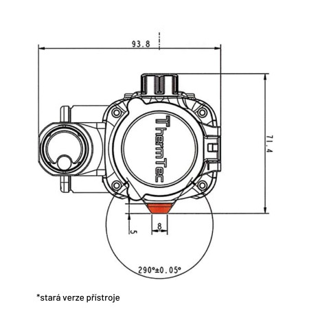 ThermVisia Ocelový adaptér na Blaser pro ThermTec Vidar Verze: Stará